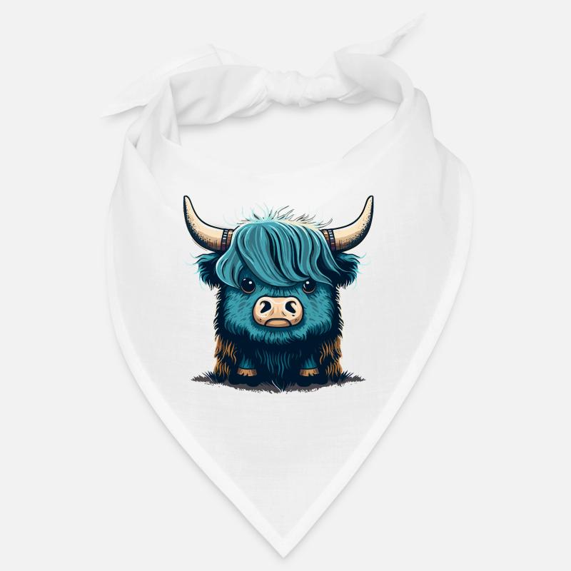 Nette Yak-Illustration Bandana