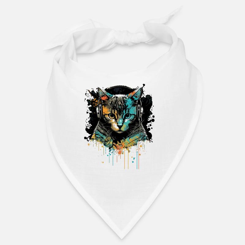 Cat Head Bandana