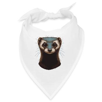 Lieblingstier - Bandana - Weiß - Vorne