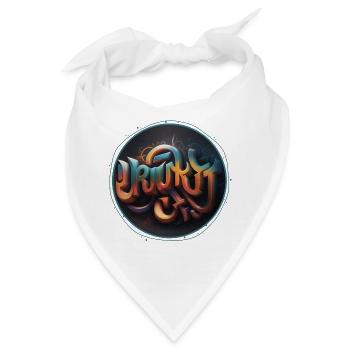 Graffiti Inspirierend V6 - Bandana - Weiß - Vorne