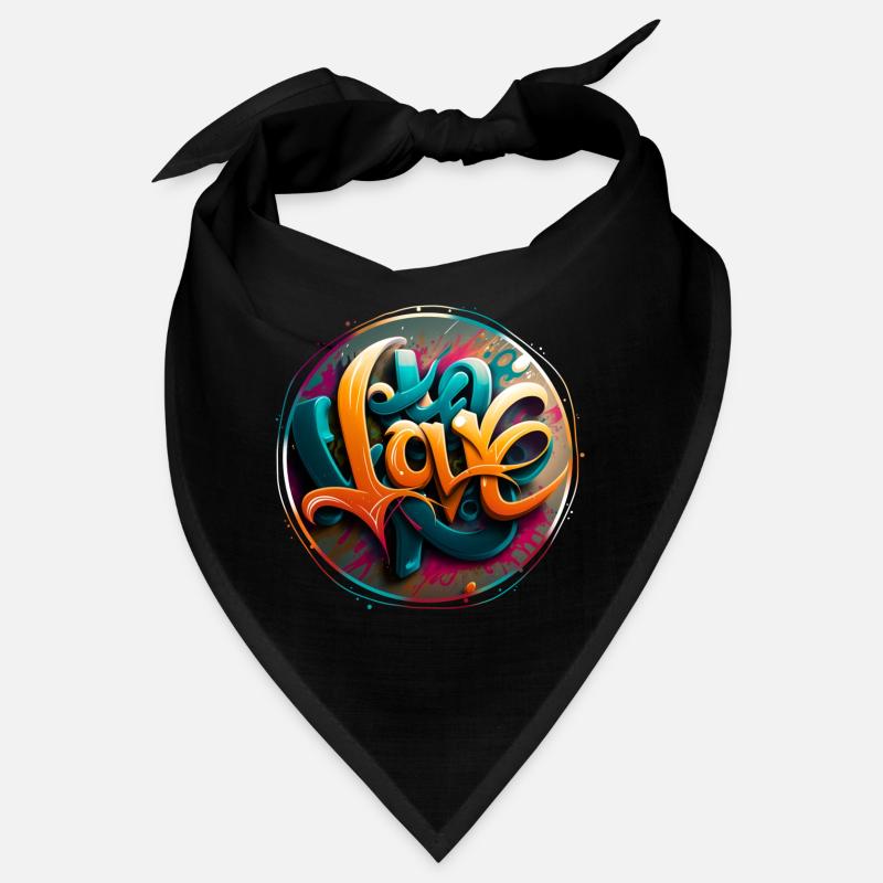 « Amour » Graffiti Thème 1 Bandana