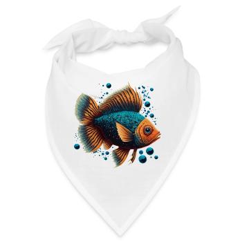 Tiefseefische - Bandana - Weiß - Vorne