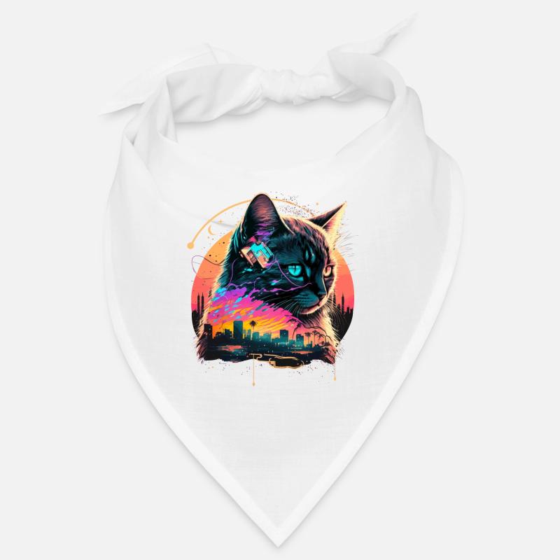 Miami Beach Cat Bandana