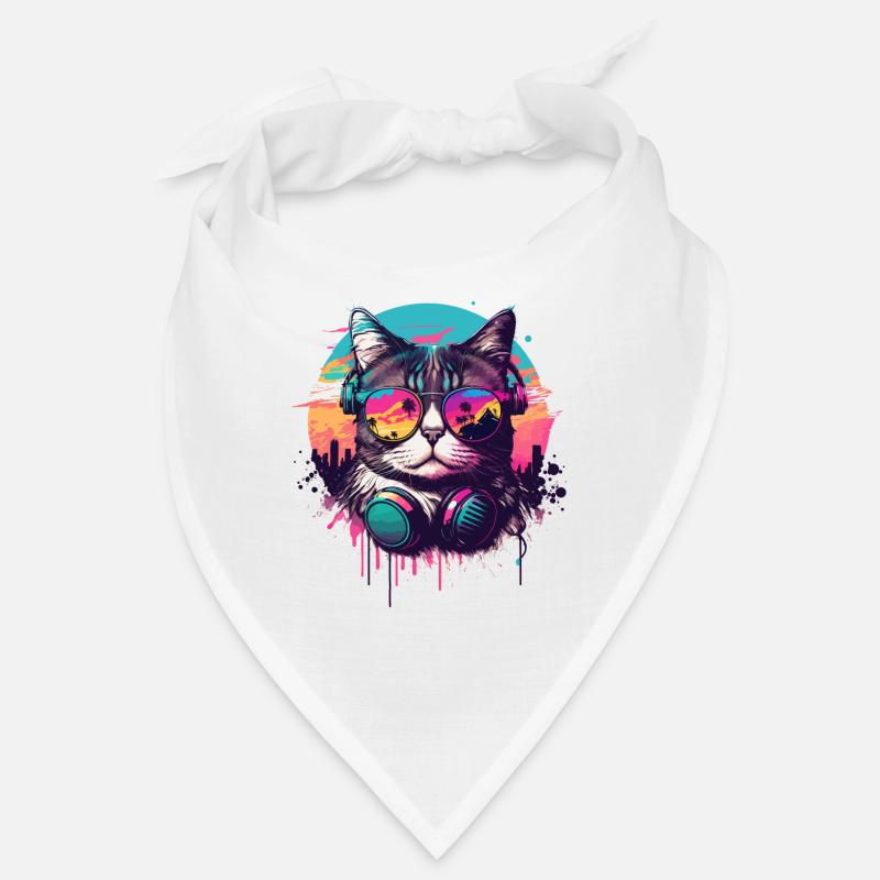 Miami Beach Cat Bandana