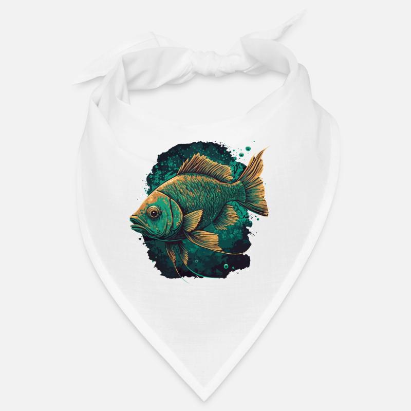 Fish Artwork Bandana