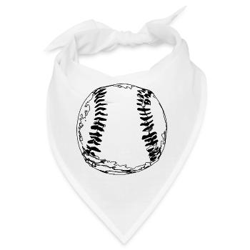 Baseball Ball - Bandana - Weiß - Vorne