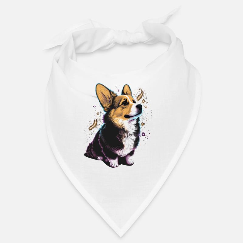 Corgi rêveur Bandana