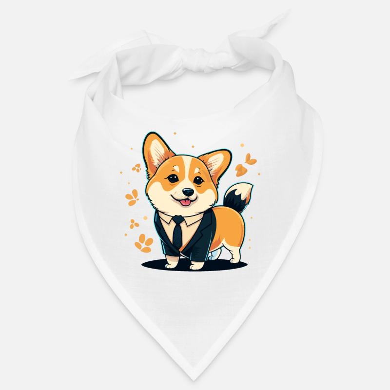 Corgi Welpen Spaß Bandana