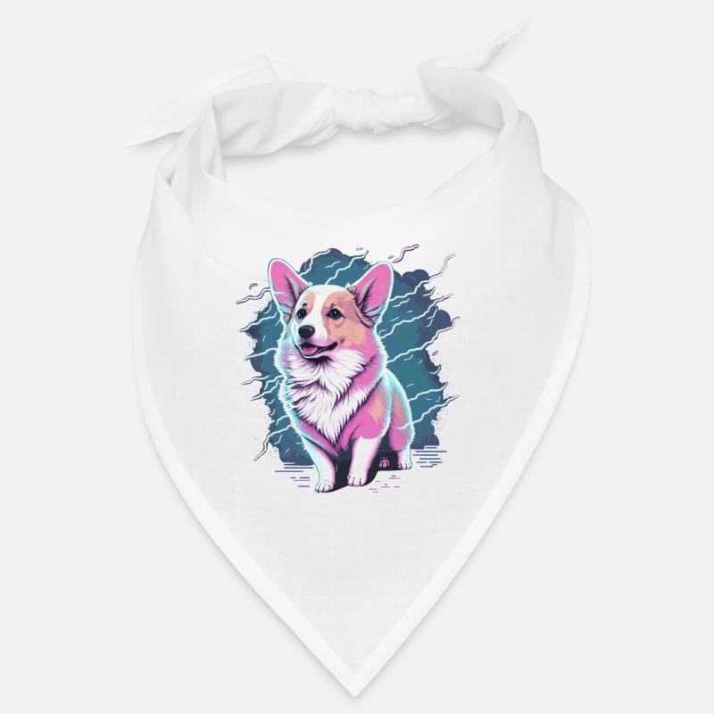 Elektrisierender Corgi-Stil Bandana