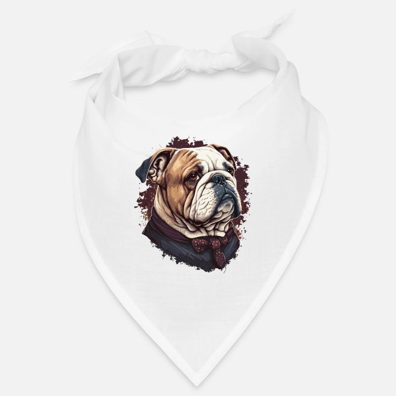 Bouledogue élégant Bandana