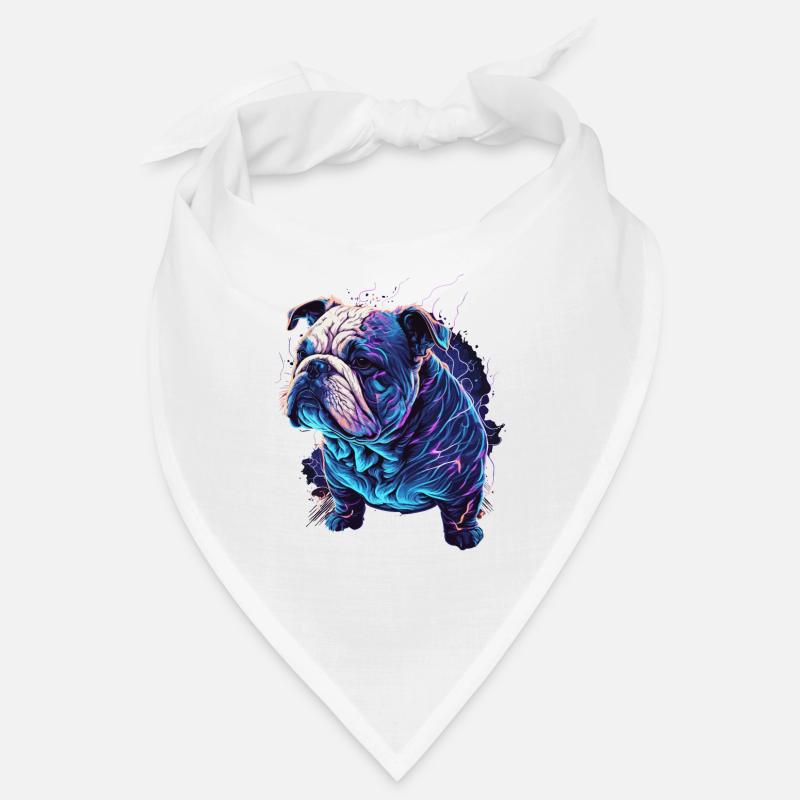 Mignon bouledogue bleu Bandana