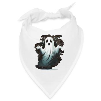 Halloween Geist - Bandana - Weiß - Vorne