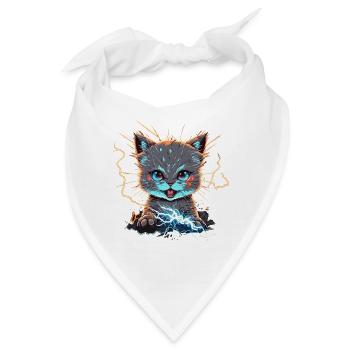 Spannung Kat - Bandana - Weiß - Vorne