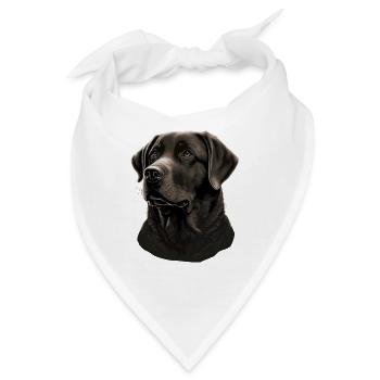 Begleiter Labrador Retriever - Bandana - Weiß - Vorne
