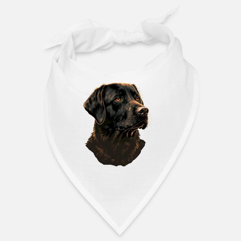 Schwarzer Labrador Retriever Bandana