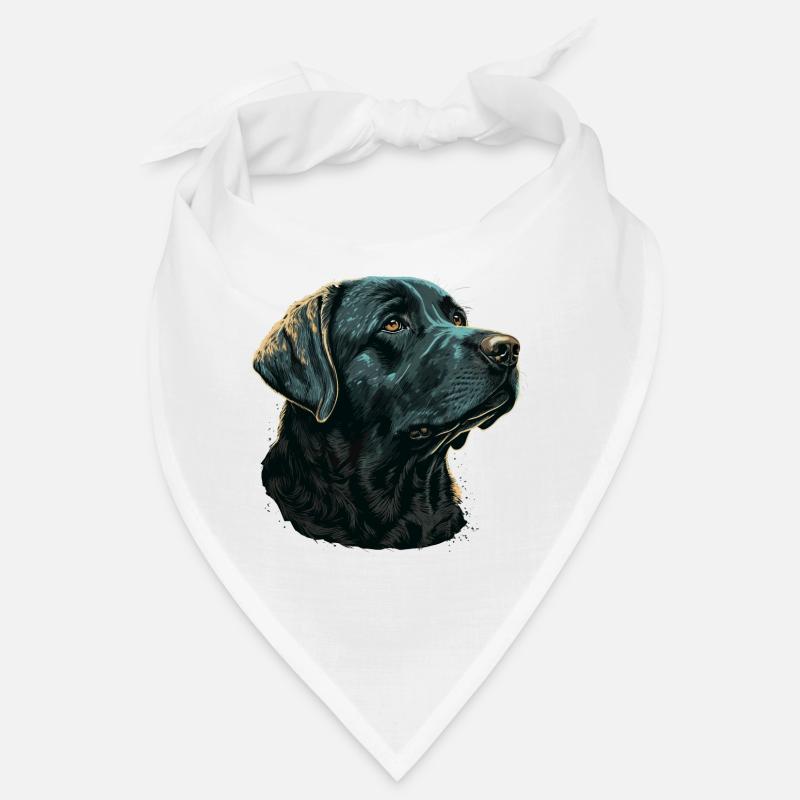 Dunkelblauer Labrador Retriever Bandana