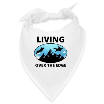 Wingsuit fliegen Base Jumping Fallschirmspringen Wingsuiting - Bandana - Weiß - Vorne