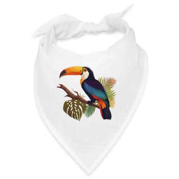 Tukan Costa Rica - Bandana - Weiß - Vorne