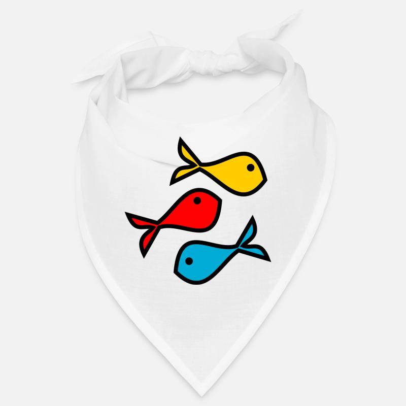 SARDINE. FISH. APRIL FOOL. EASTER. SEA Bandana