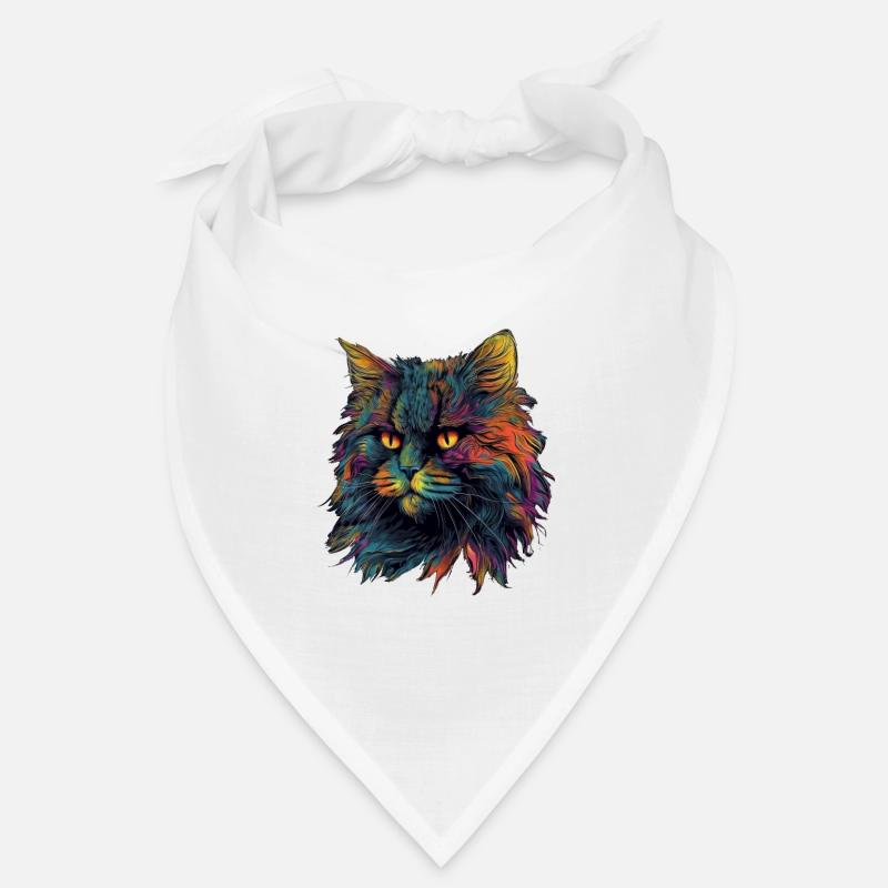 Chat persan coloré Bandana