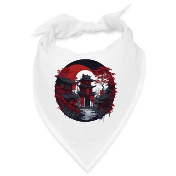 China Town - Bandana - Weiß - Vorne