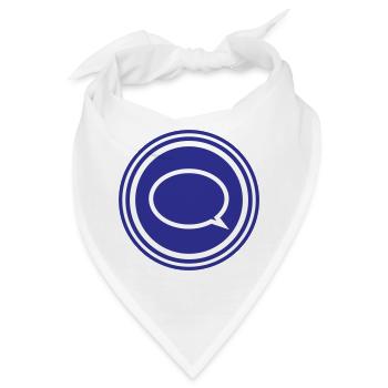 Sprechblase - Bandana - Weiß - Vorne