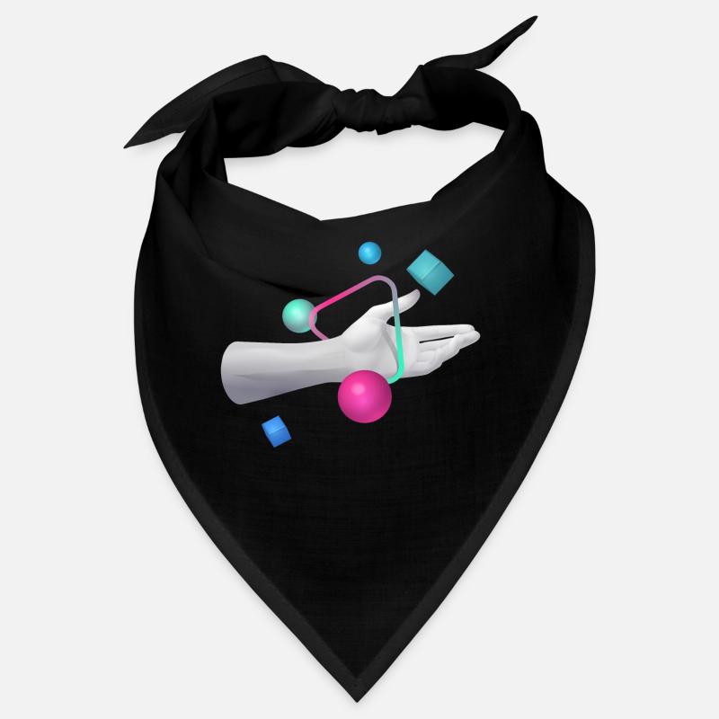 Graphique 3D à la main Bandana