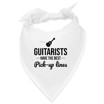 Strumming mit Stil: Die "Pick-Up"-Linien der Gitarristen - Bandana - Weiß - Vorne