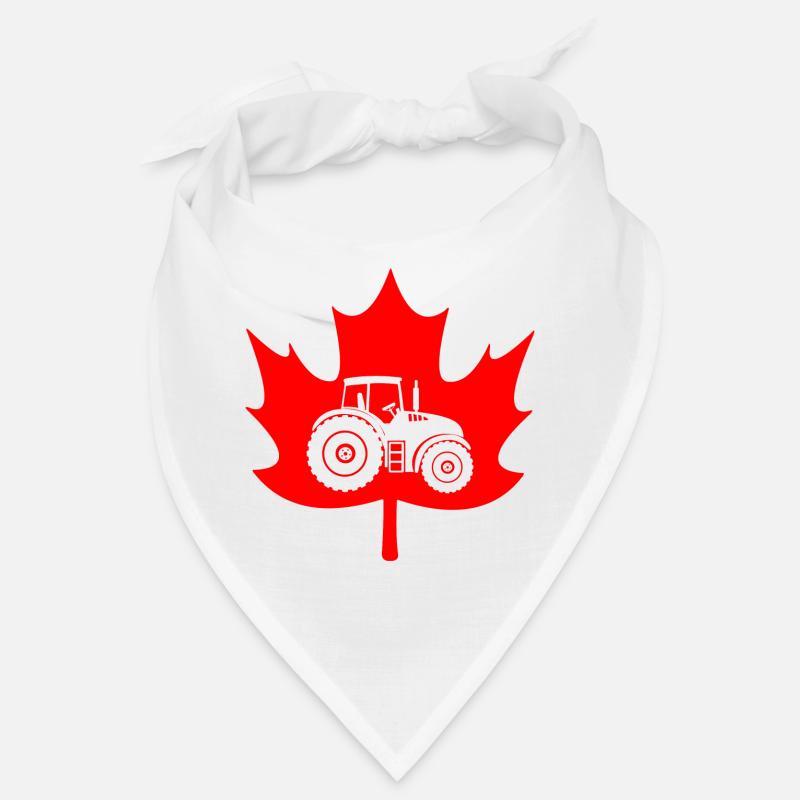 Canada maple leaf tractor logo Bandana