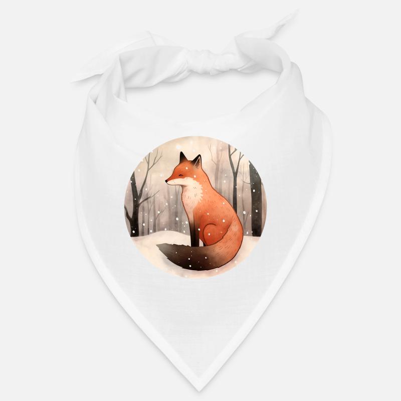 Fox in winter Bandana