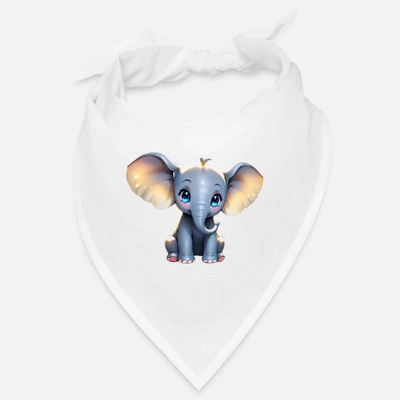 Mignon bébé éléphant Bandana