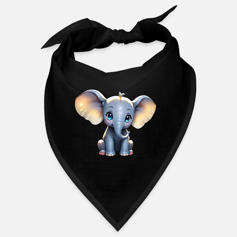 Mignon bébé éléphant Bandana