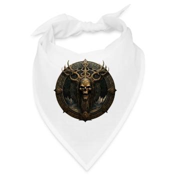 Wikinger Wahrzeichen - Bandana - Weiß - Vorne