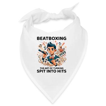 Spit to Hit: Entfessle den Humor beim Beatboxen - Bandana - Weiß - Vorne