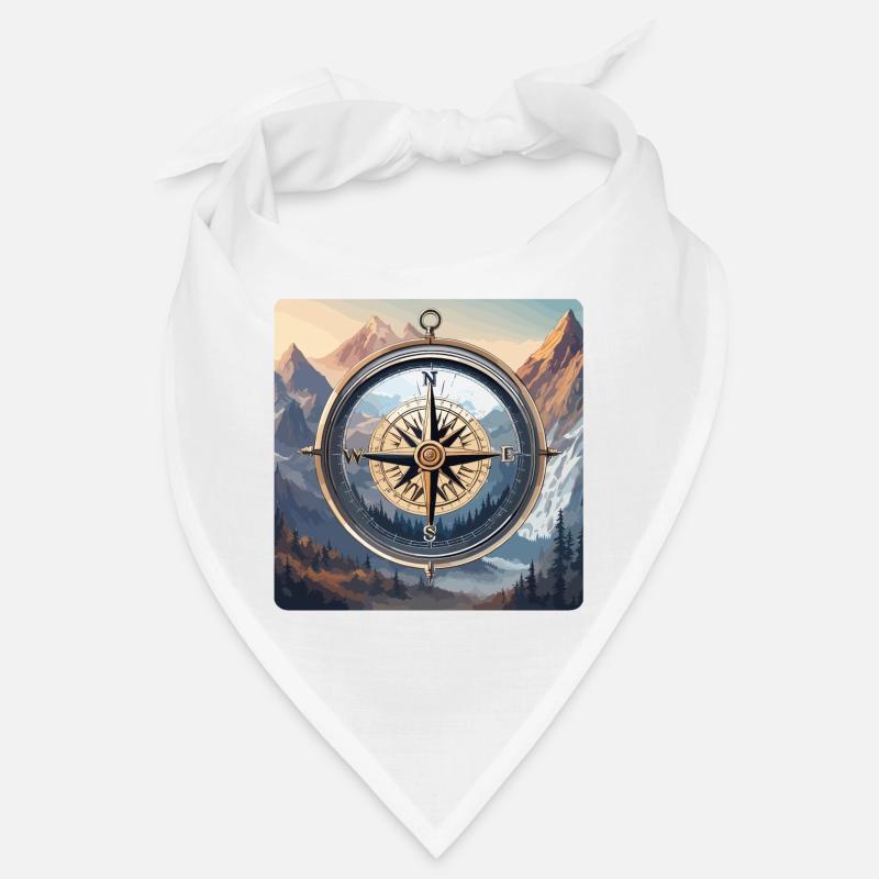 Compass / Cardinal Direction / Travel / Survival Bandana