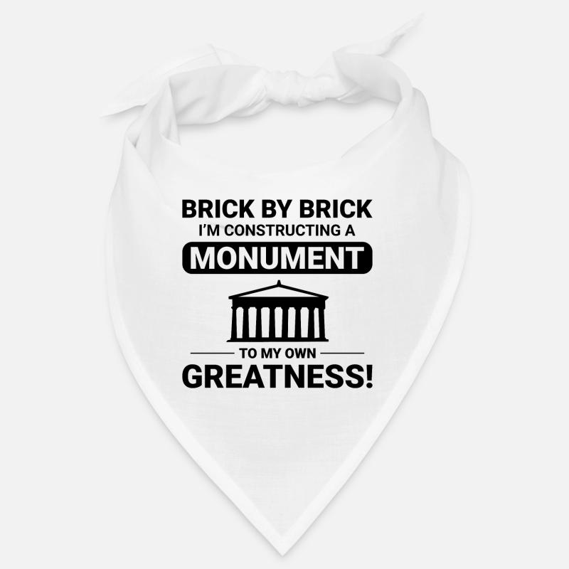 Monumental Brick Mastery: Humorous Bricklayer Bandana