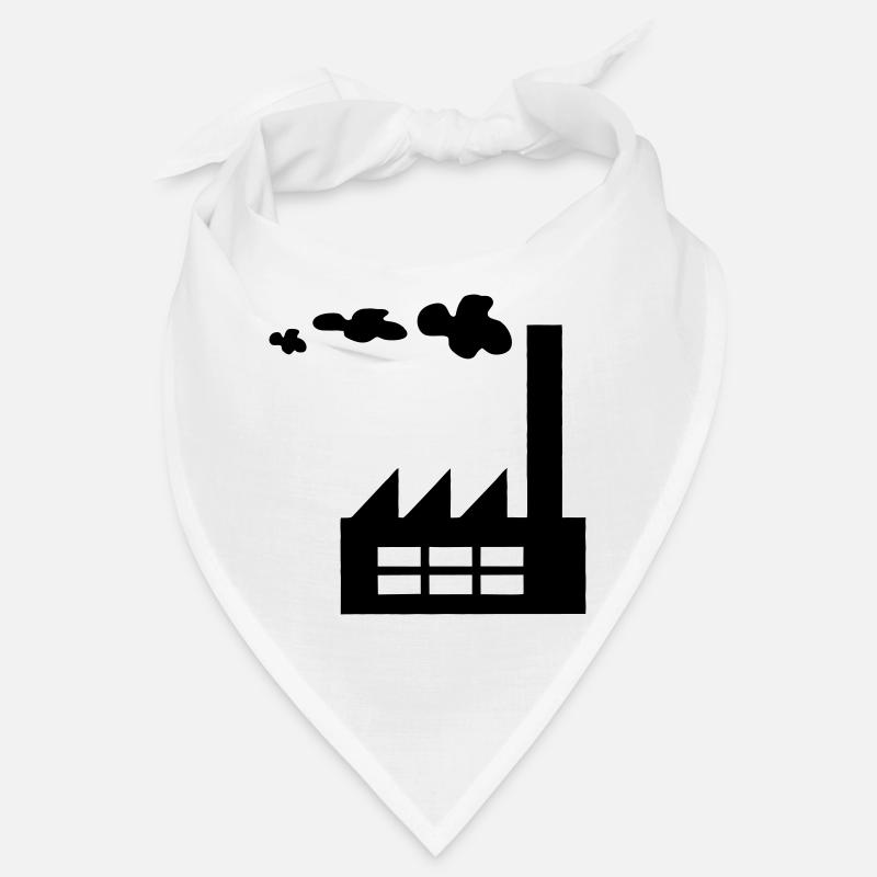 Factory logo with smoke Bandana