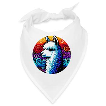 Alpaka - Bandana - Weiß - Vorne