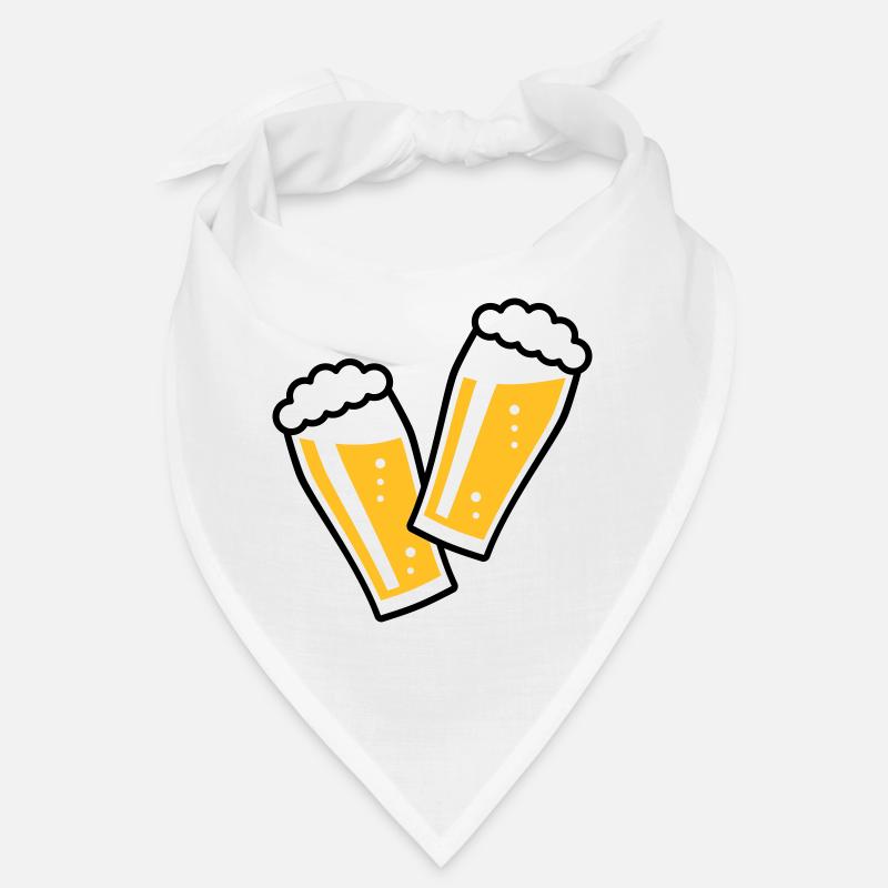 2 verres à bière toast (Bière / Willibecher / 2C) Bandana