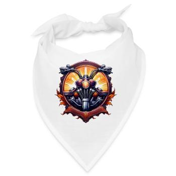 Motor_01 - Bandana - Weiß - Vorne
