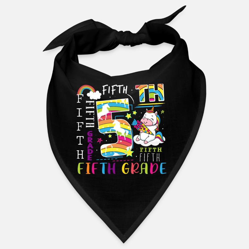 5. Klasse Einhorn Schulkind Bandana
