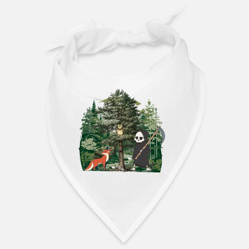 Waldbewohner Sensenmann Fantasy Halloween Tod Bandana