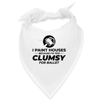 Hausmaler Wandmalerei Innenarchitekt - Bandana - Weiß - Vorne