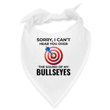 Bogenschießen Ziele Bogenschütze Bullseye Schießsport - Bandana - Weiß - Vorne