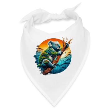 Koala - Bandana - Weiß - Vorne