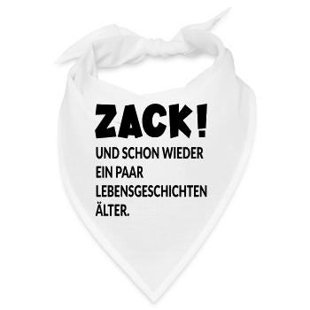 GEBURTSTAG - ÄLTER WERDEN - Bandana - Weiß - Vorne