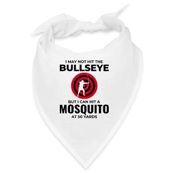 Bogenschießen Ziele Bogenschütze Bullseye Schießsport - Bandana - Weiß - Vorne