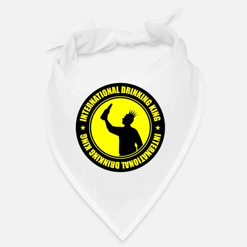 Drinking King Party Spruch Bandana