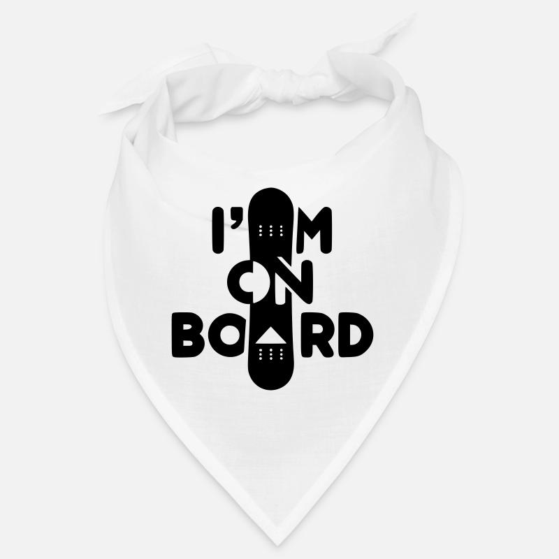 I am on Board -Snowboard Bandana
