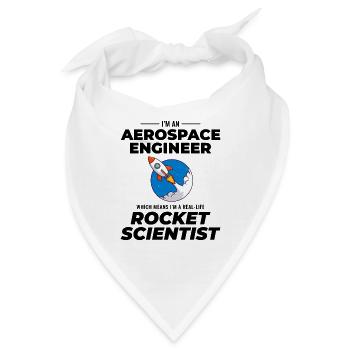 Luft- und Raumfahrtingenieur Raumfahrtraketenwissenschaftler - Bandana - Weiß - Vorne
